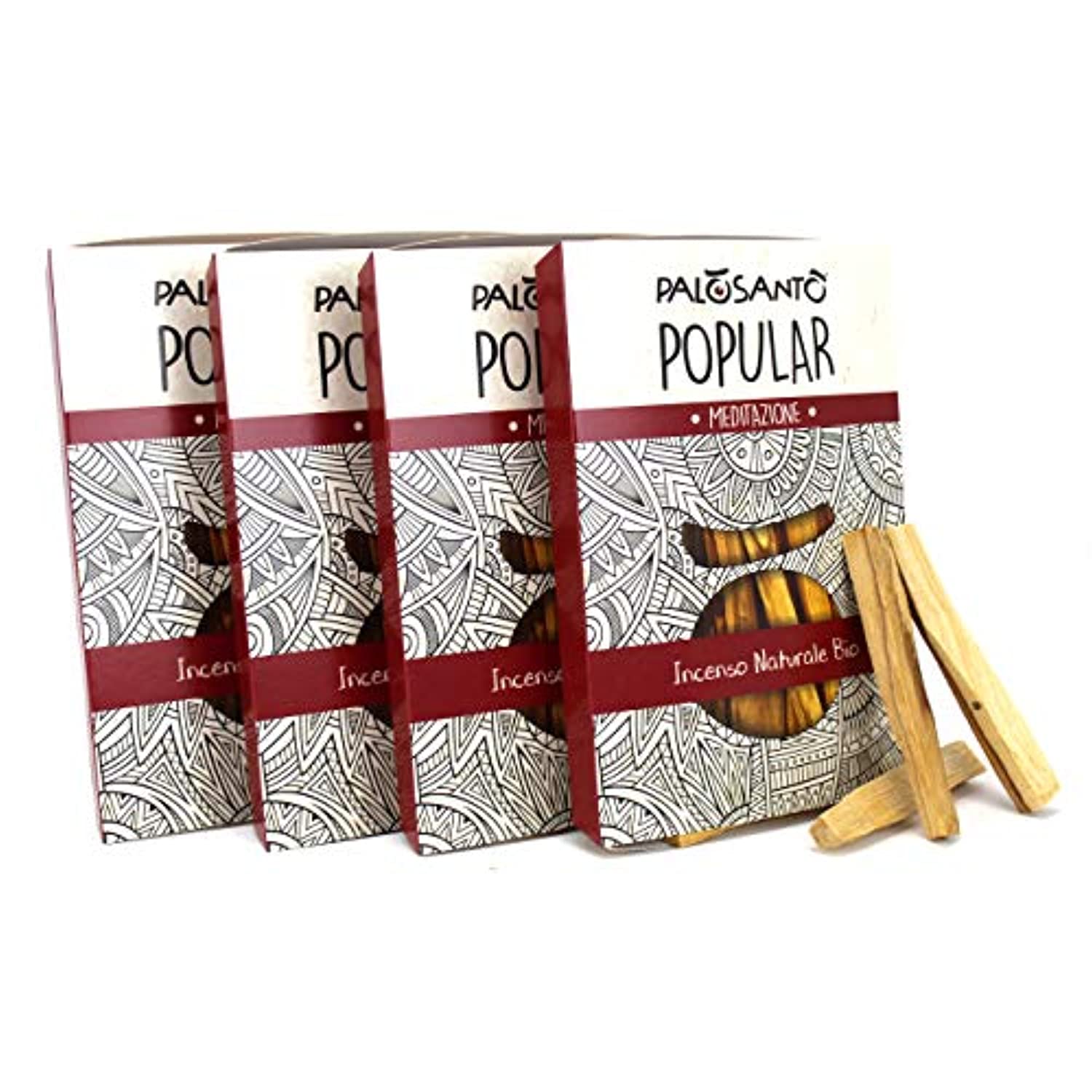 Palo Santo Sticks de Perù – Popular Ayabaca – cosechado salvaje y de origen sostenible – Auténtica madera de Palo Santo – 100% Original Bursera Graveolens Incienso – cantidad 11 oz – 11.29 oz