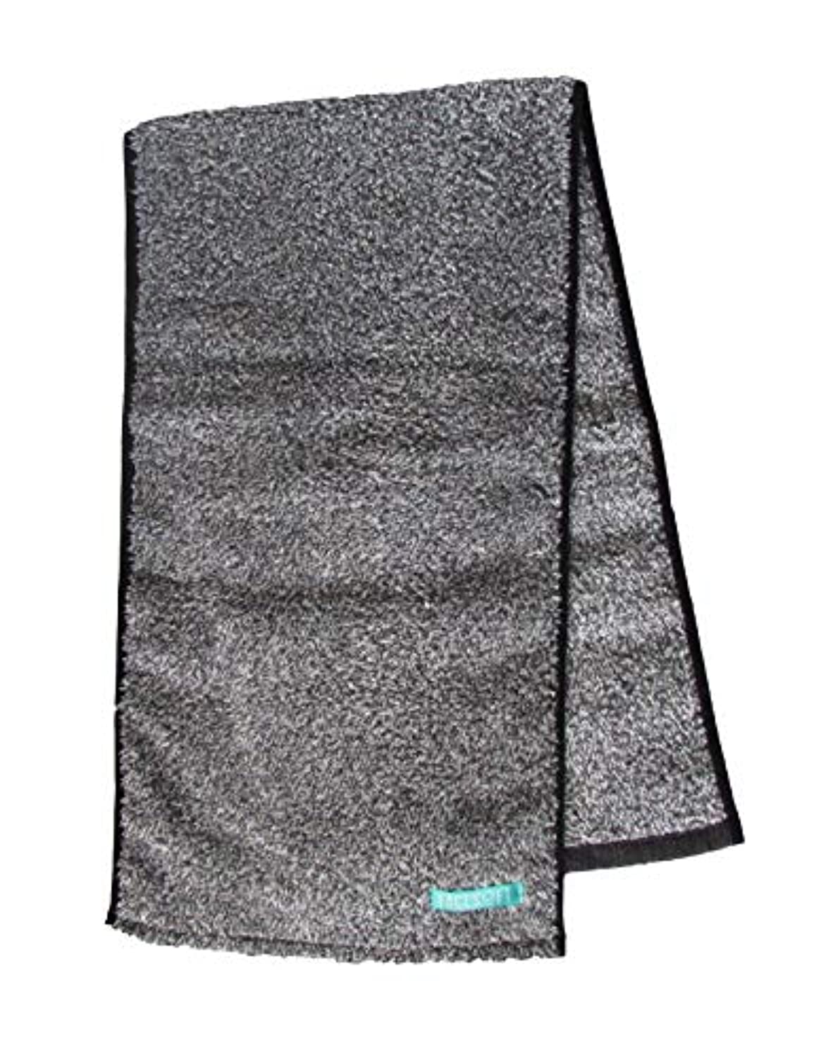 FACESOFT carbón activado | Toalla personal de yoga para sudar: infusionada naturalmente | desintoxicar tu piel | libre de microfibras nocivas