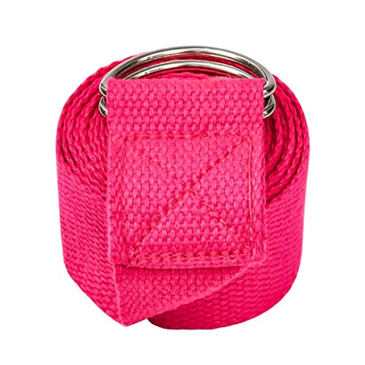 Correa de yoga Techsea/hebilla ajustable con anilla en D – mejor para estiramiento diario, terapia física, fitness