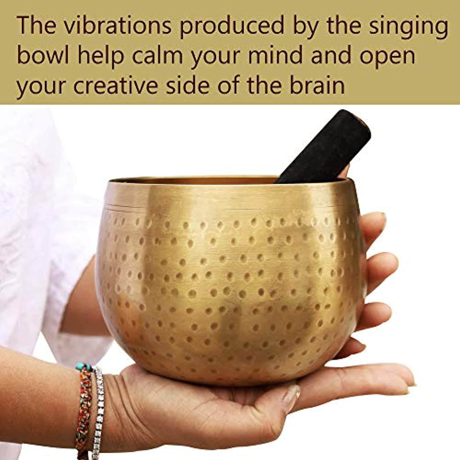 DharmaObjects - Juego de cojines tibetanos para meditación con diseño de gong