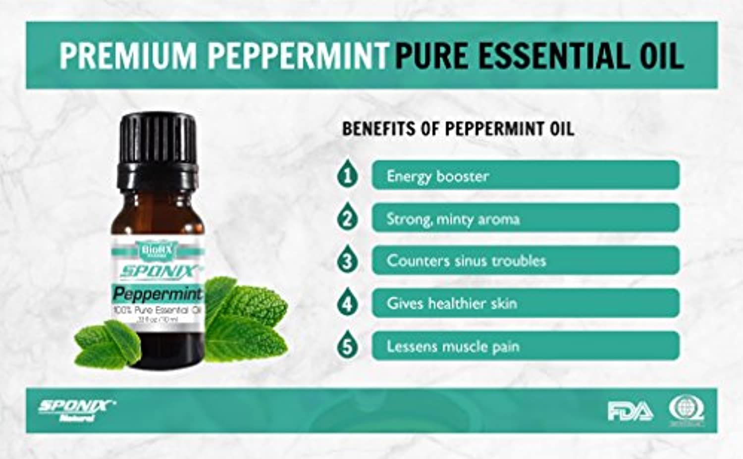 Aromaterapia sponix parte superior 10 ACEITES ESENCIALES – 100% Pure & Natural (Menta, Eucalipto, Citronela, Romero, clavo Leaf, lavanda, canela, hoja, incienso, naranja dulce, té Árbol)