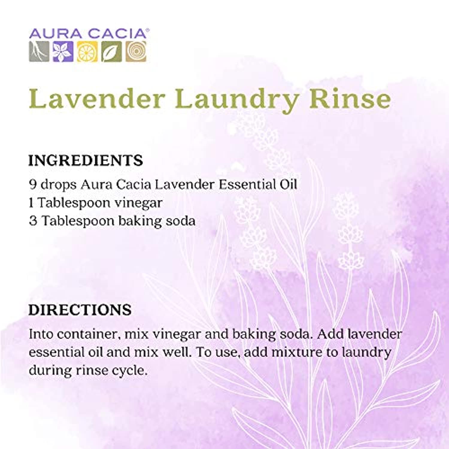 Aura Cacia Discover Aceite esencial de lavanda 100% puro | GC/MS probado para la pureza | 0.3 fl oz (0.25 fl. oz.) en caja con inserto de usos | Lavandula angustifolia