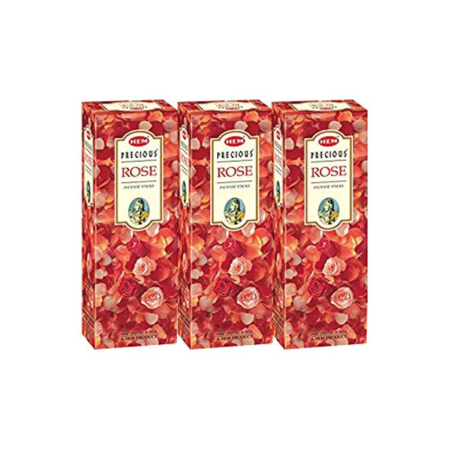 Dobladillo Precioso Gulab (rosas) Incienso, 3 cajas – (360 de incienso Bulk por pedido)