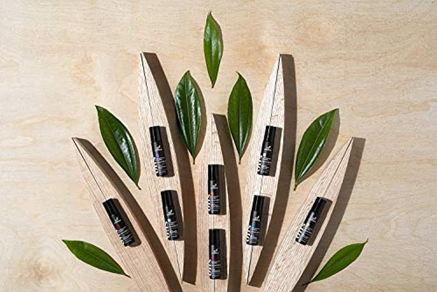 Aceite esencial ArtNaturals Top 8, aromaterapia, rollo de mezcla en 0.35 onzas, conjunto de mezclas que ayudan con el sueño, dolor de cabeza, calma, estados de ánimo y más Mezclado con aceite de jojoba para la nutrición de la piel