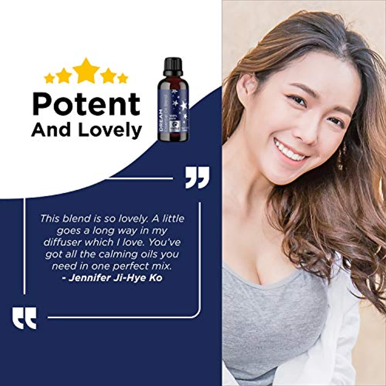 Aceites esenciales aromaterapia Sleep Aid – Pure Ylang Ylang manzanilla salvia y lavanda Aceites esenciales para difusor – Apoyo al estado de ánimo Aceites de aromaterapia para aliviar el estrés Ayuda al sueño Alivio de ansiedad natural