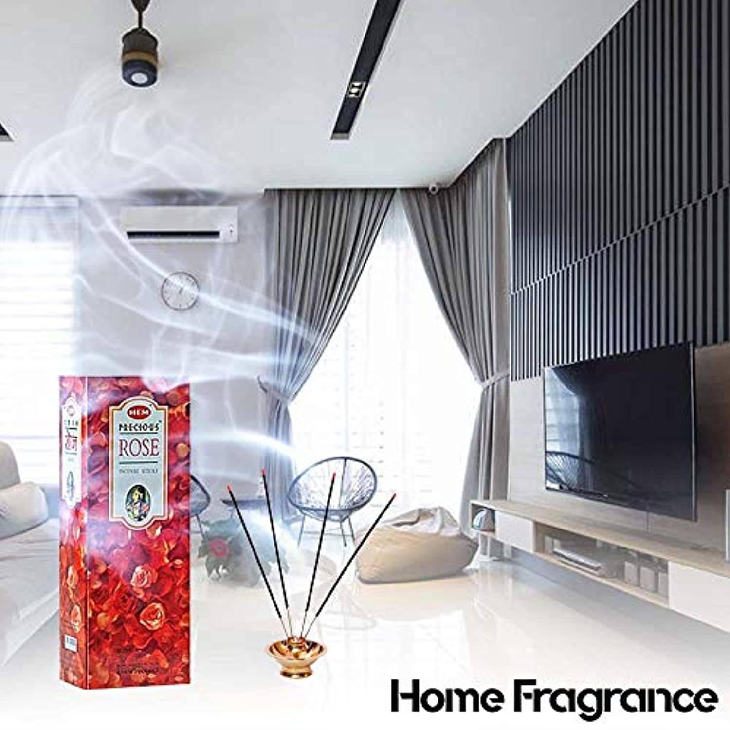 Dobladillo Precioso Gulab (rosas) Incienso, 3 cajas – (360 de incienso Bulk por pedido)