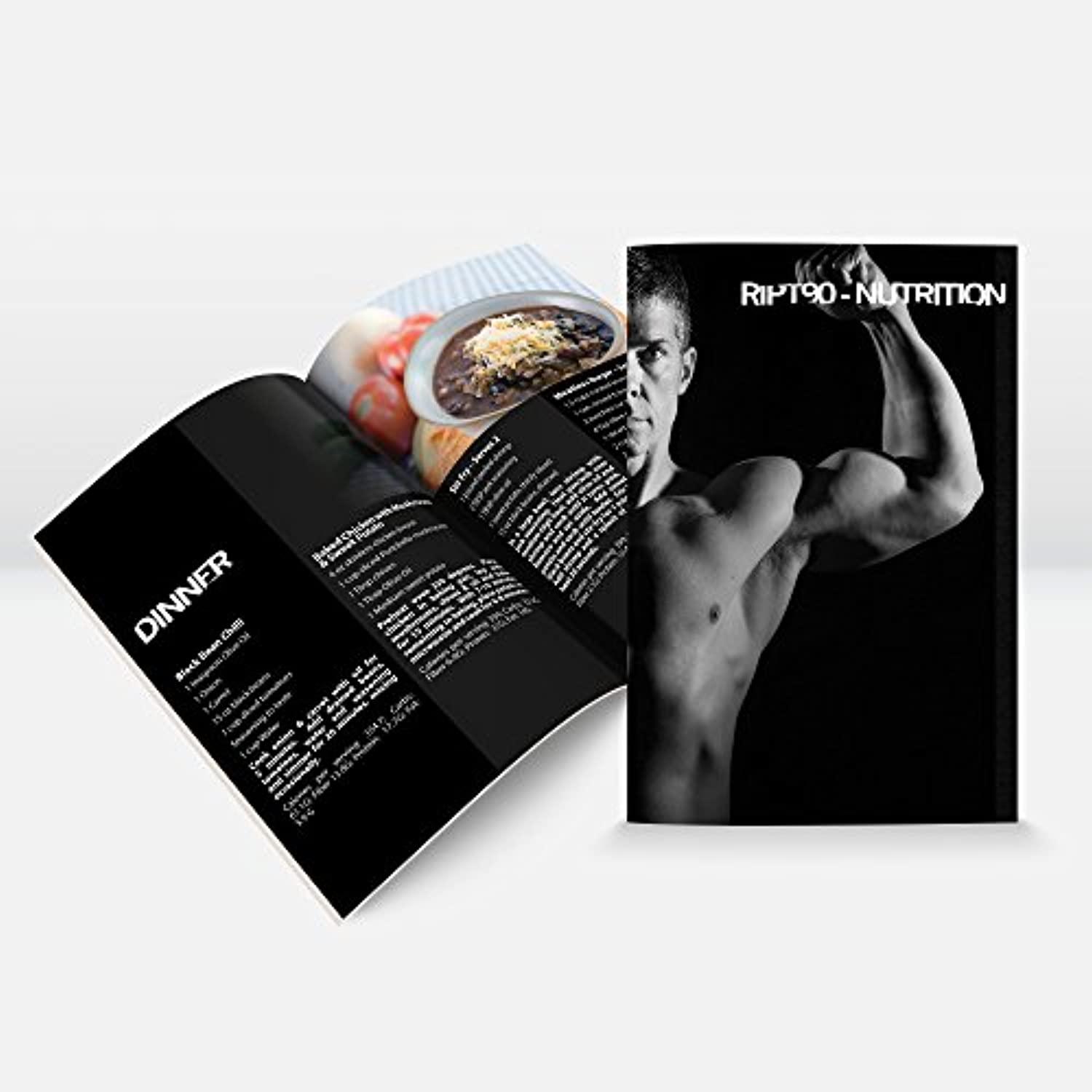 RIPT90: 14 DVD de programa de rutinas de ejercicio de 90 días + calendario de entrenamiento y guía fitness y plan de nutrición