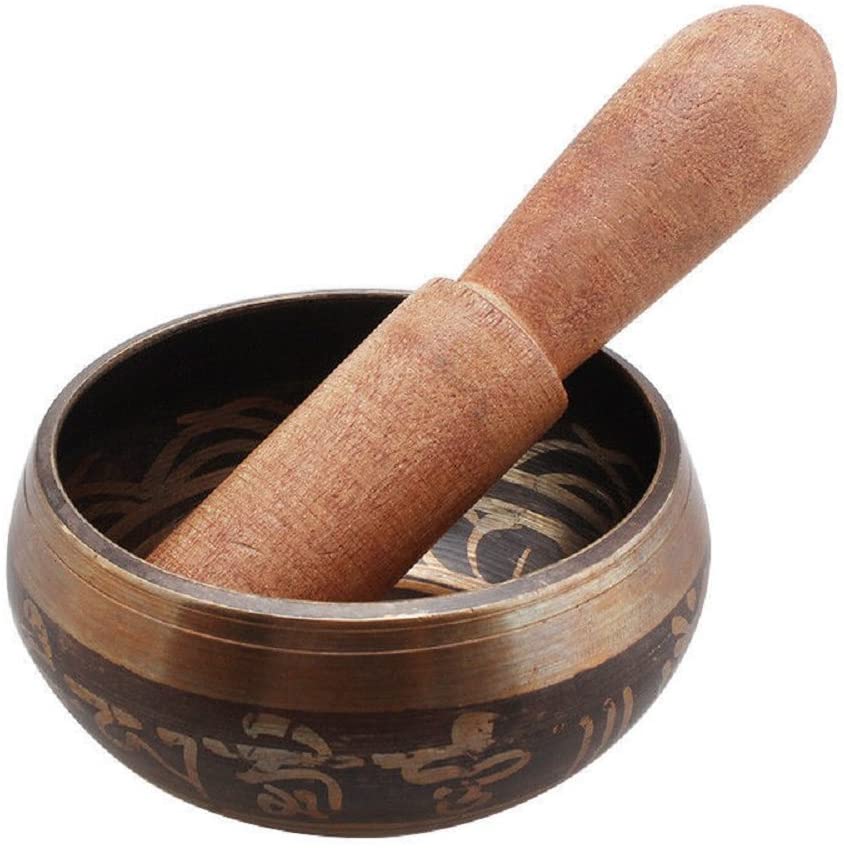 tazón tibetano (con martillo de mano el budismo Meditación para Yoga & Body Relajación