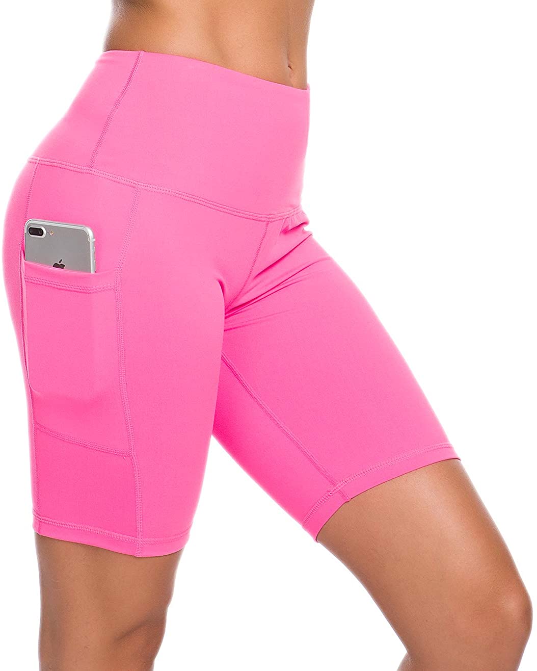 Custer's Night - Pantalones de yoga con cintura alta y bolsillo, control de abdomen, tejido de 4 vías, pantalones elásticos