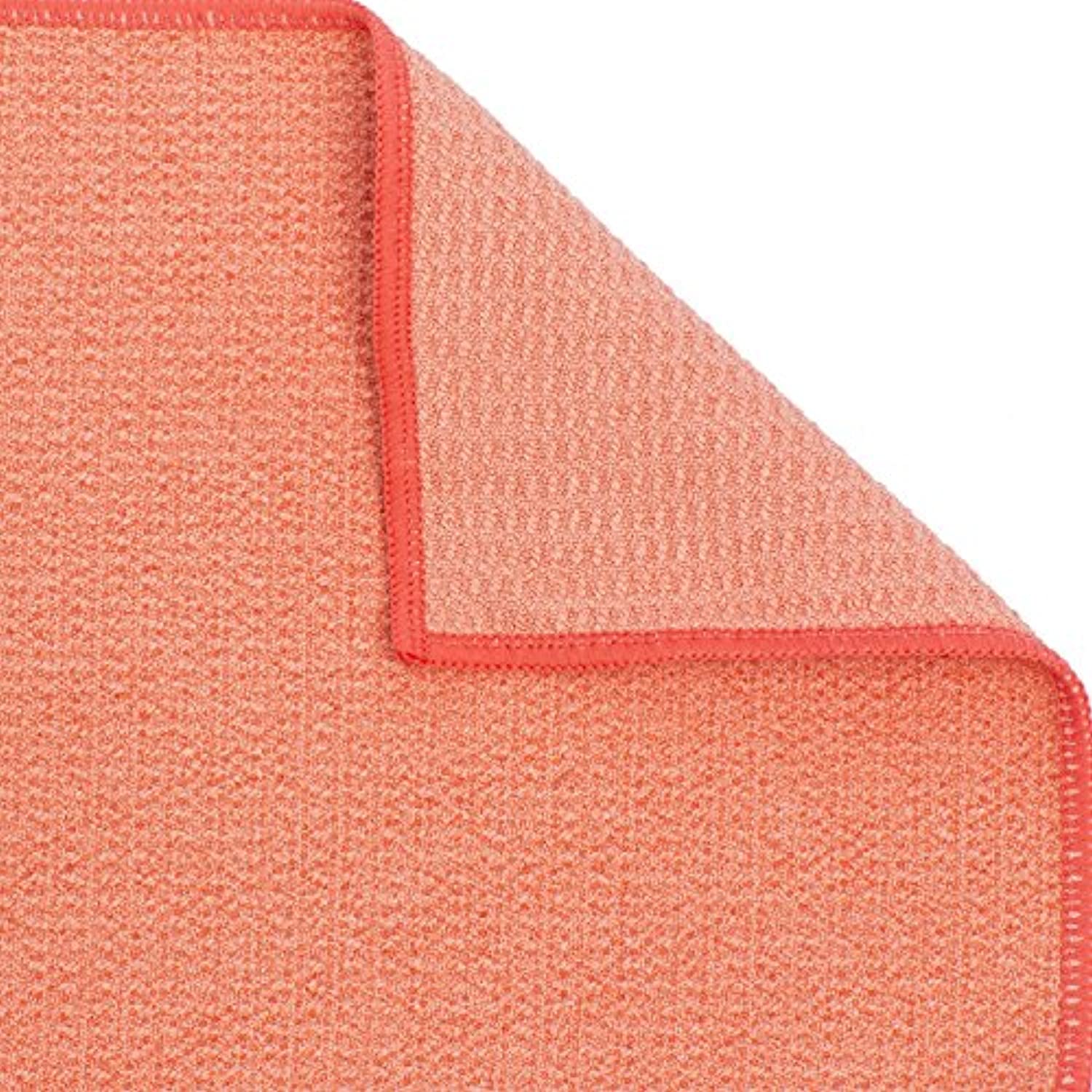 Shandali toalla de yoga caliente – toalla de yoga Stickyfiber – tamaño mate, microfibra, super absorbente, antideslizante, libre de lesiones, 24