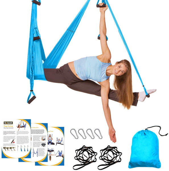 X Habits Pro Premium - Hamaca aérea de yoga – Juego de columpio de