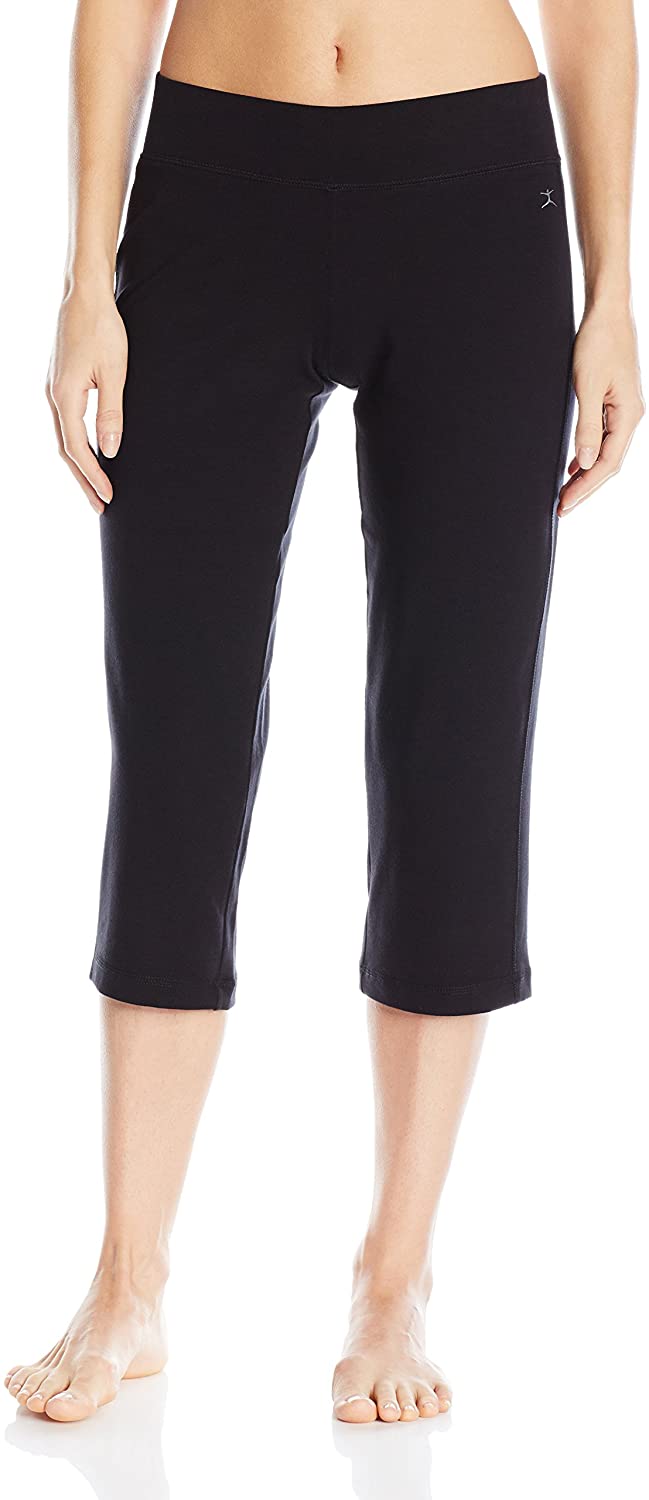 Danskin Pantalón de yoga de ajuste elegante, para mujer