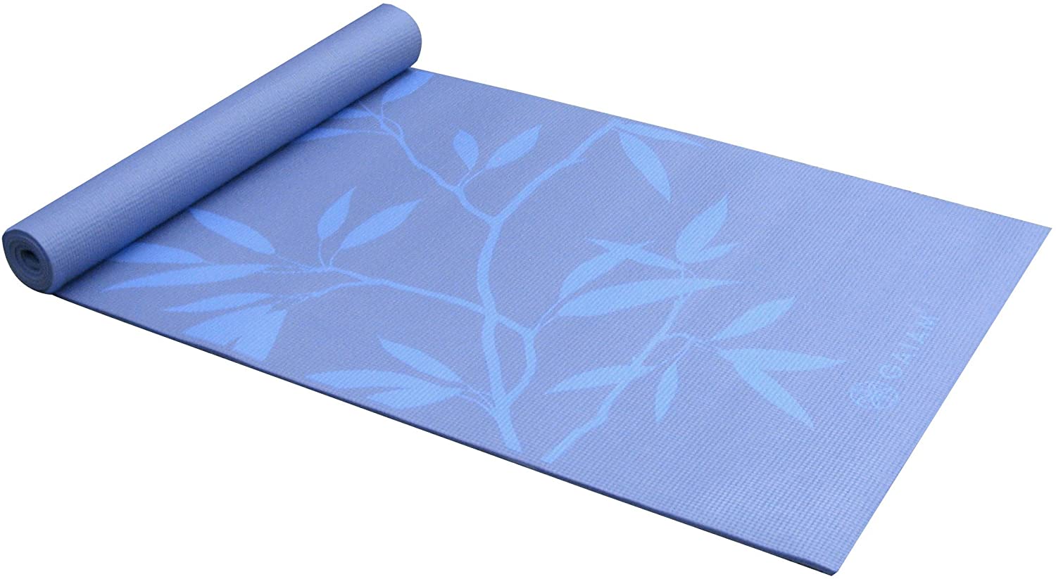 Gaiam - Tapete de yoga estampado y extragrueso de 6mm, de primera calidad, para todo tipo de yoga, pilates y ejercicios en el suelo (68 pulgadas de largo x 24 pulgadas de ancho x 6mm de grosor)