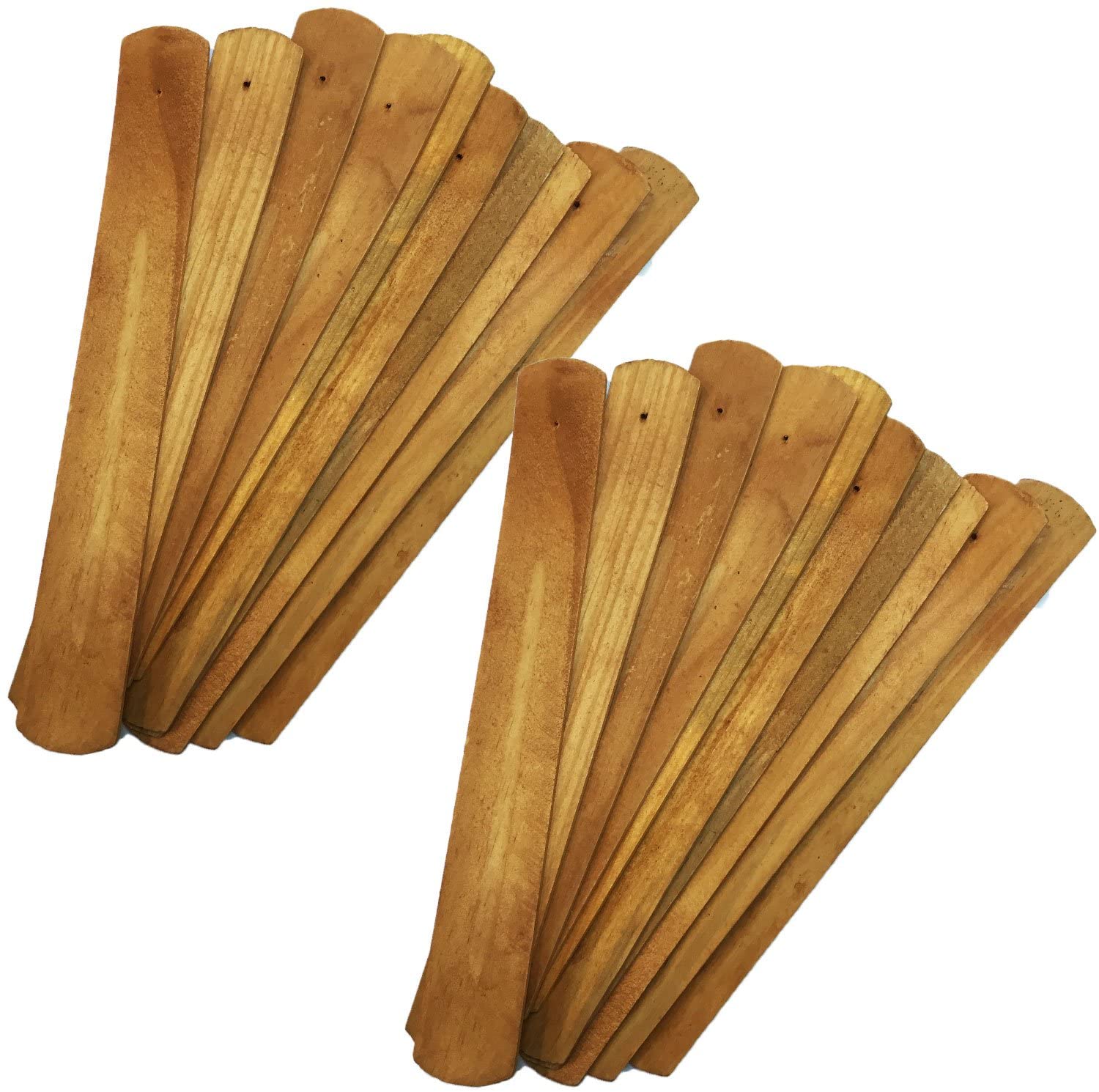 TrendBox - Juego de 30 soportes para varillas de incienso (madera, hecho a mano), diseño budista