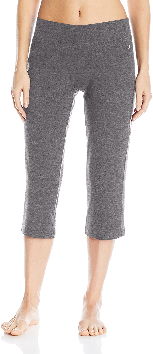 Danskin Pantalón de yoga de ajuste elegante, para mujer