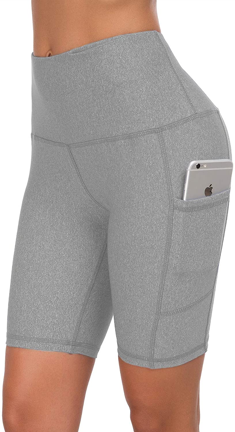 Custer's Night - Pantalones de yoga con cintura alta y bolsillo, control de abdomen, tejido de 4 vías, pantalones elásticos