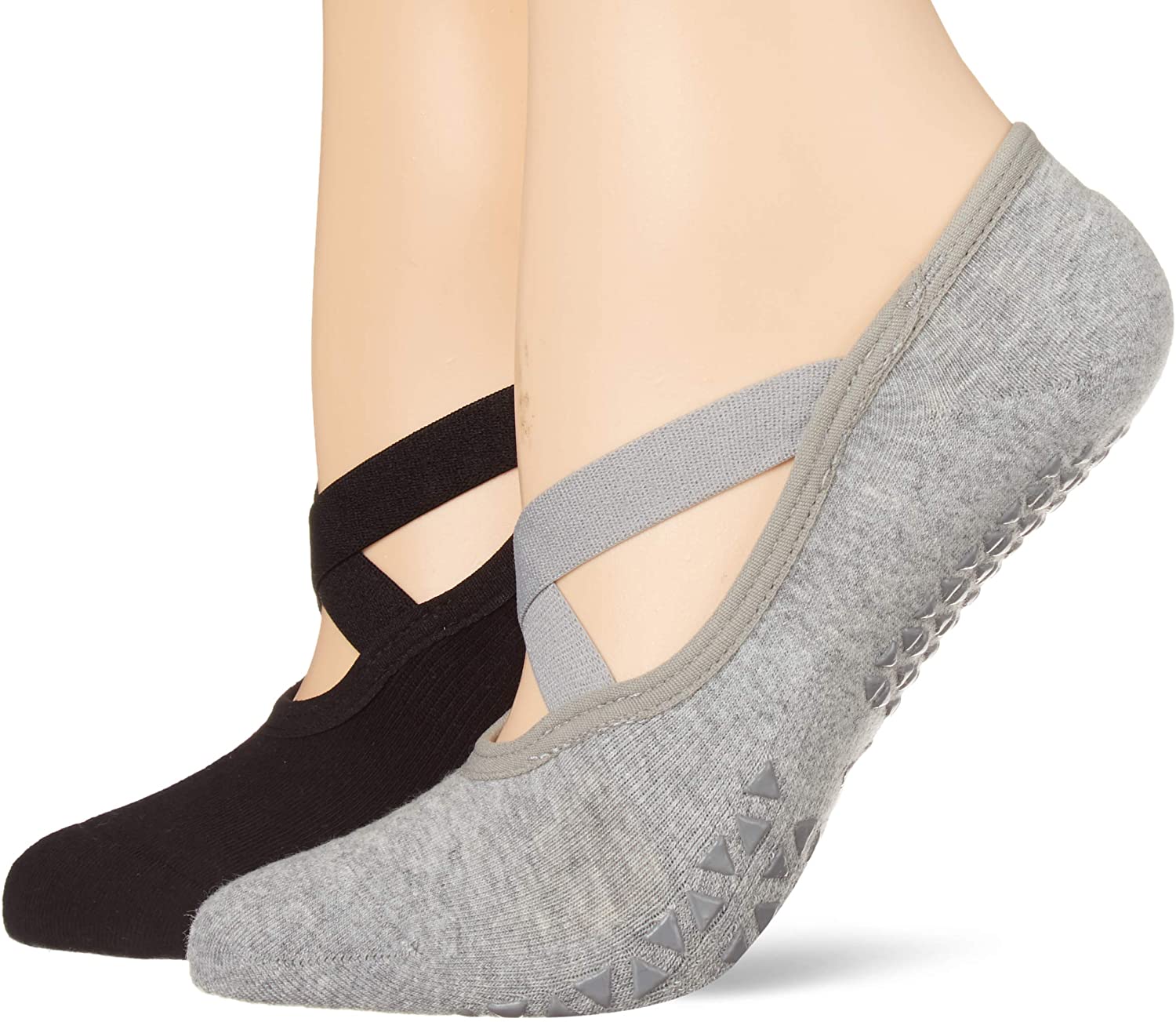 Tavi Noir Chloe - Calcetines de agarre para barro, yoga y pilates (2 unidades)
