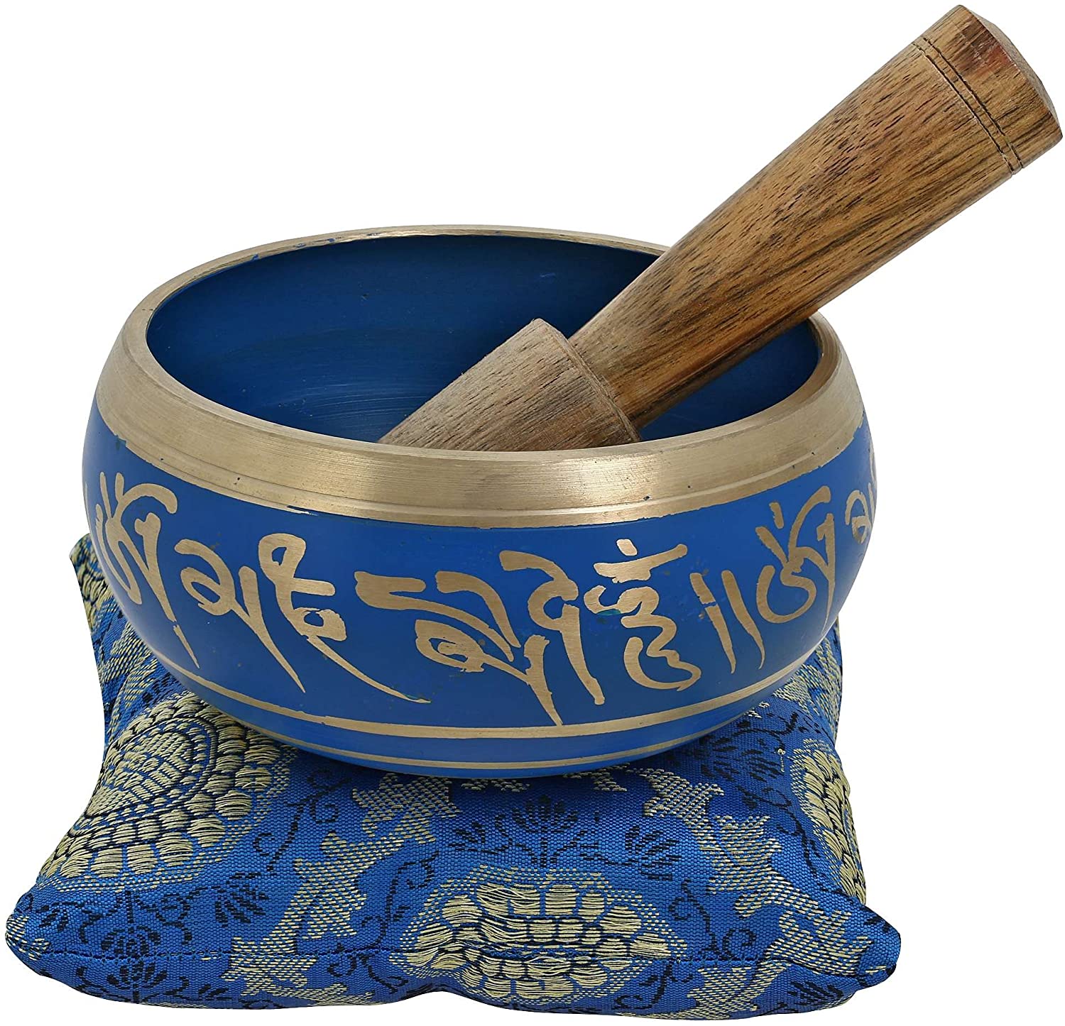Tazón tibetano budista pintado a mano, 4