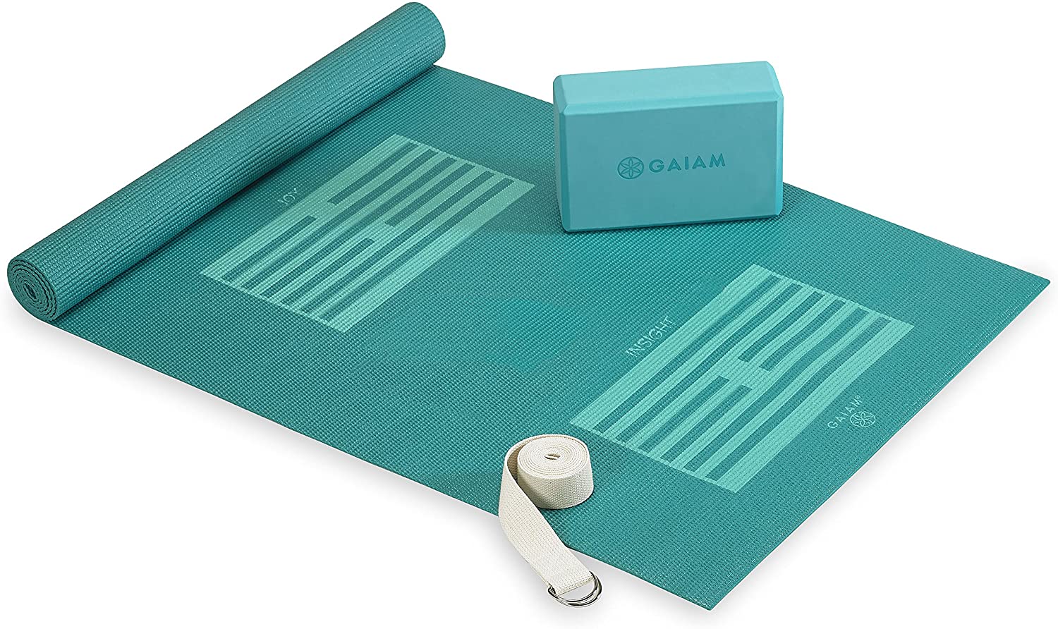 Gaiam equipo básico de yoga para principiantes