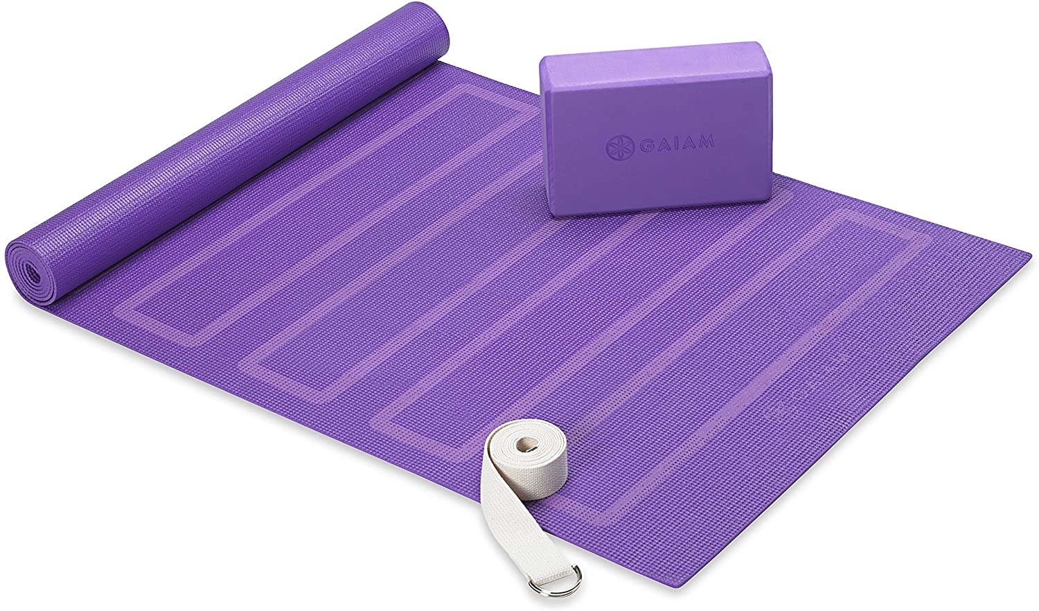 Gaiam equipo básico de yoga para principiantes