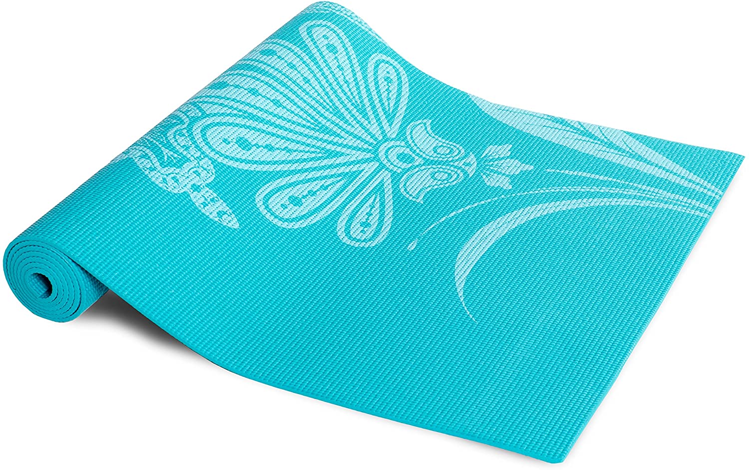 Tapete de yoga Tone Fitness con patrón floral