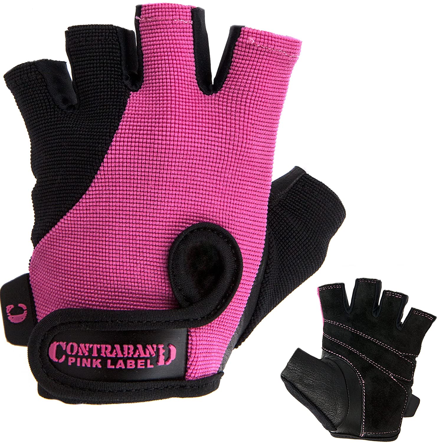 Contraband Pink Label 5057 Womens Basic Lifting Gloves (PAIR)
