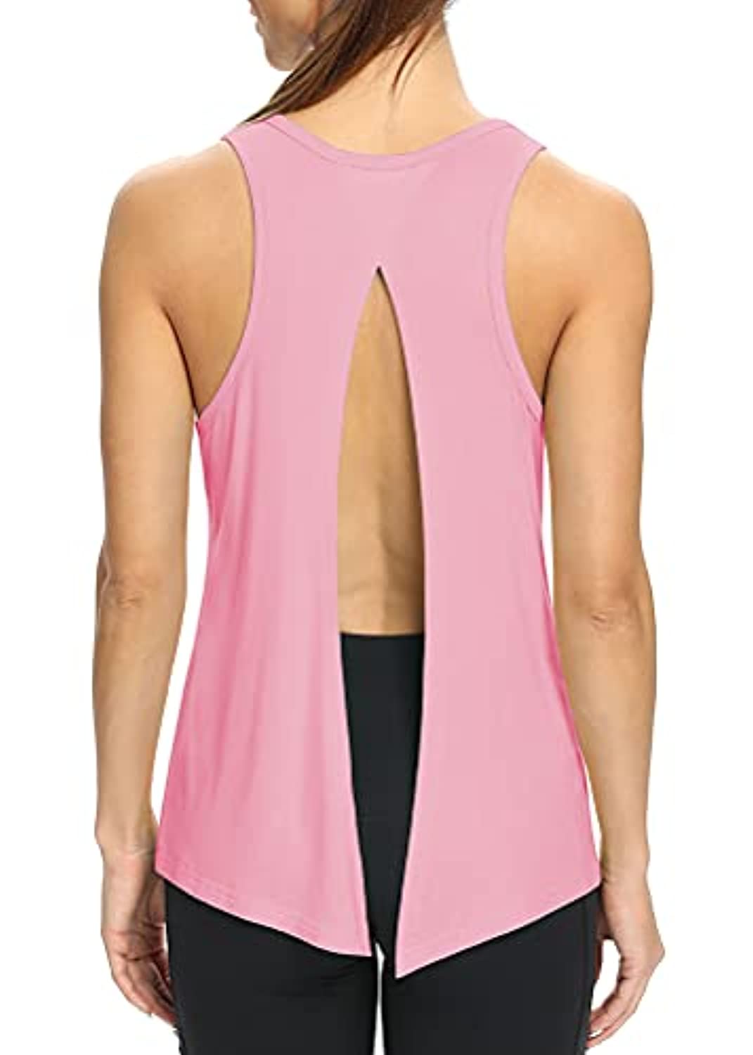 Mippo - Ropa de entrenamiento para mujer, linda corbata de yoga, tops,  camisas musculares con espalda cruzada sin mangas