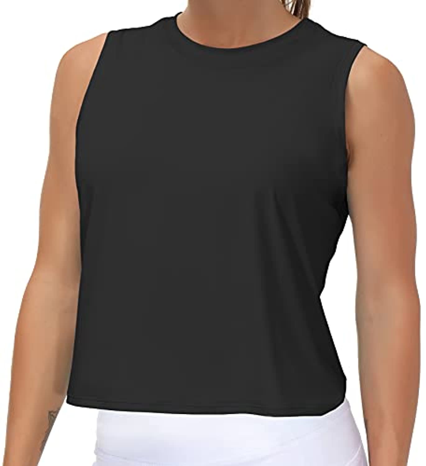 Mujer ejercicio deporte Yoga camisa, vestimenta deportiva sin mangas blusas  para gimnasio Running chaleco entrenamiento Crop Top mujer camiseta