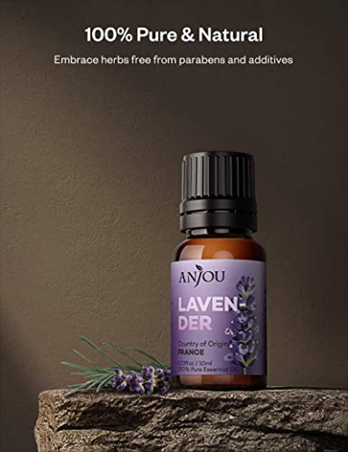 Paquete de regalo de aceites esenciales de 6 x 0.3 fl oz, 100% puro y  natural para aromaterapia, difusor, humidificador, masaje, fragancia para  el