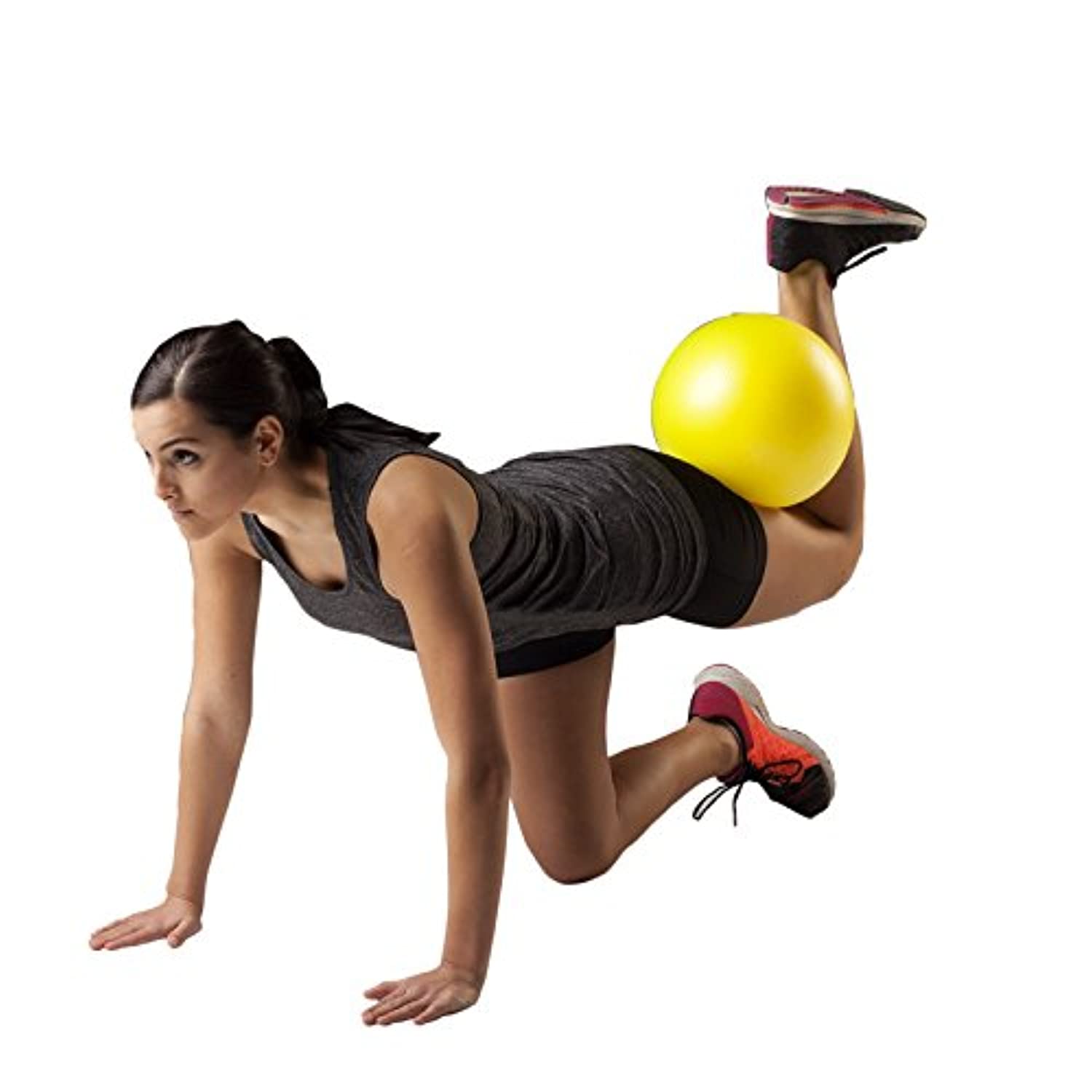 Mini Pelota de Ejercicio - Pelota pequeña de Pilates para estabilización,  yoga, estiramiento y fisioterapia Adepaton Yoga y Pilates