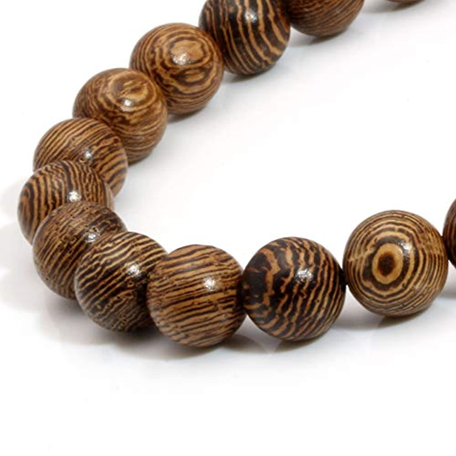 SHUBEIEUMI Pulseras De Cuentas De Madera Natural - Pack De 4, Estilo Bohemio, Elásticas, Para Hombre Y Mujer