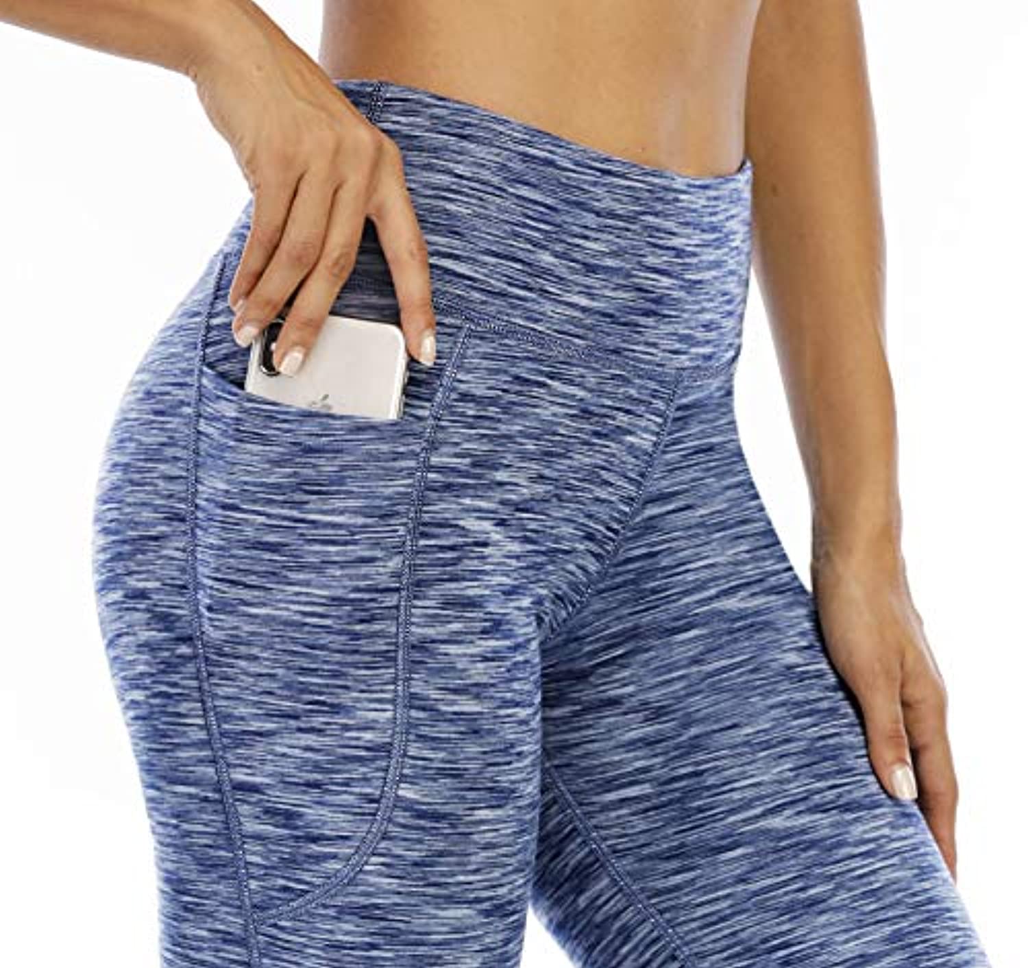 Gibobby Yoga pants mujer Pantalones de yoga con bolsillos, pantalones de  entrenamiento de cintura alta para mujer, pantalones de trabajo,  pantalones(Caqui,CH)