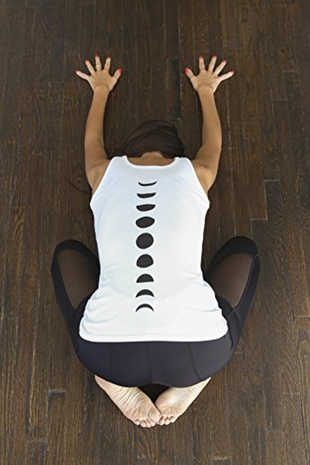 TREELANCE algodón orgánico Yoga entrenamiento tanque Top fases Luna Ca –
