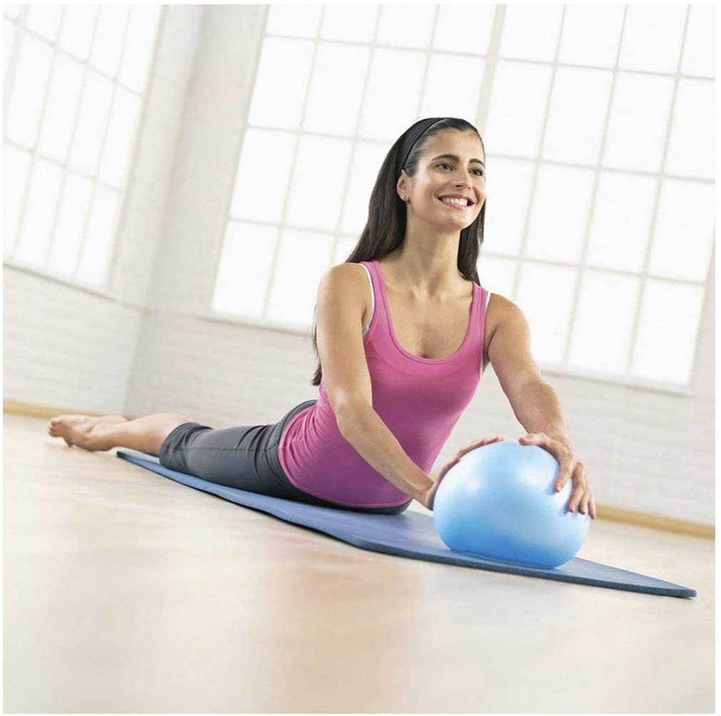 X&W - Mini pelota de pilates de yoga de 6 pulgadas para entrenamiento –