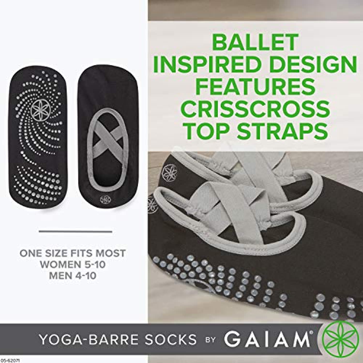 Gaiam calcetines de yoga para niños (2 unidades)