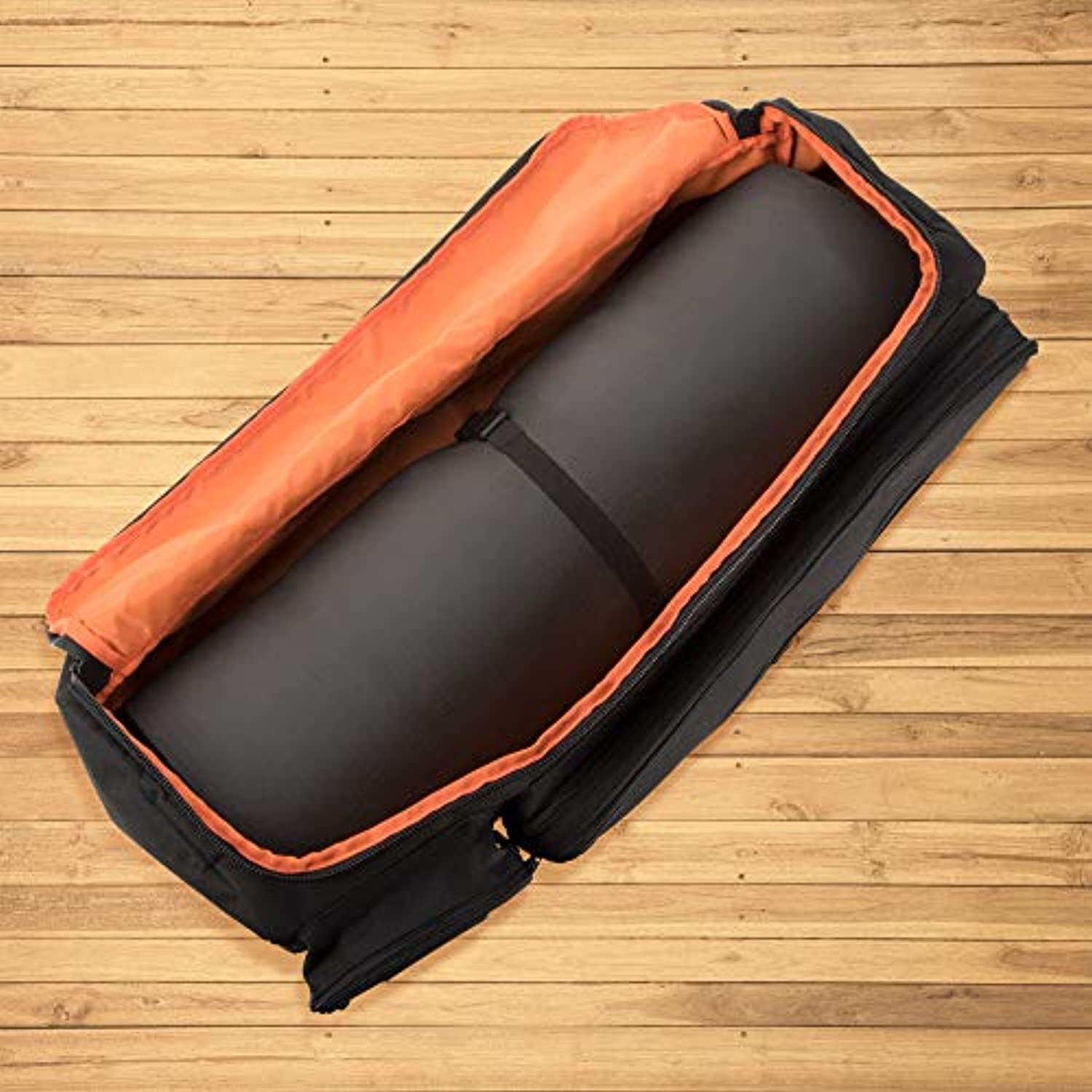 Bolsa para esterilla de yoga, bolsa de lona de gran capacidad con bolsillo  para alfombrilla de yoga, bolsa de transporte multiusos para accesorios de