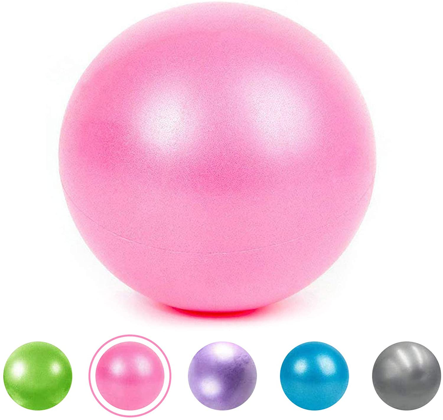 Pack 2 Pelotas De Ejercicio Pequeñas – 9.8 Pulgadas Para Pilates, Yoga, Fortalecimiento Abdominal Y Equilibrio