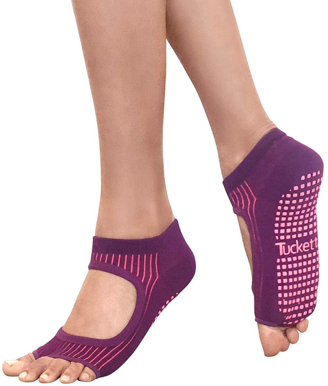 YogaAddict, calcetines antiderrapantes para yoga, Pilates, Barre, jueg –