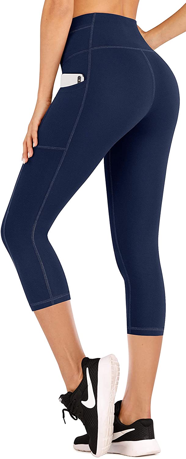 Pantalones deportivos transpirables de cintura alta para mujer, mallas de  Yoga