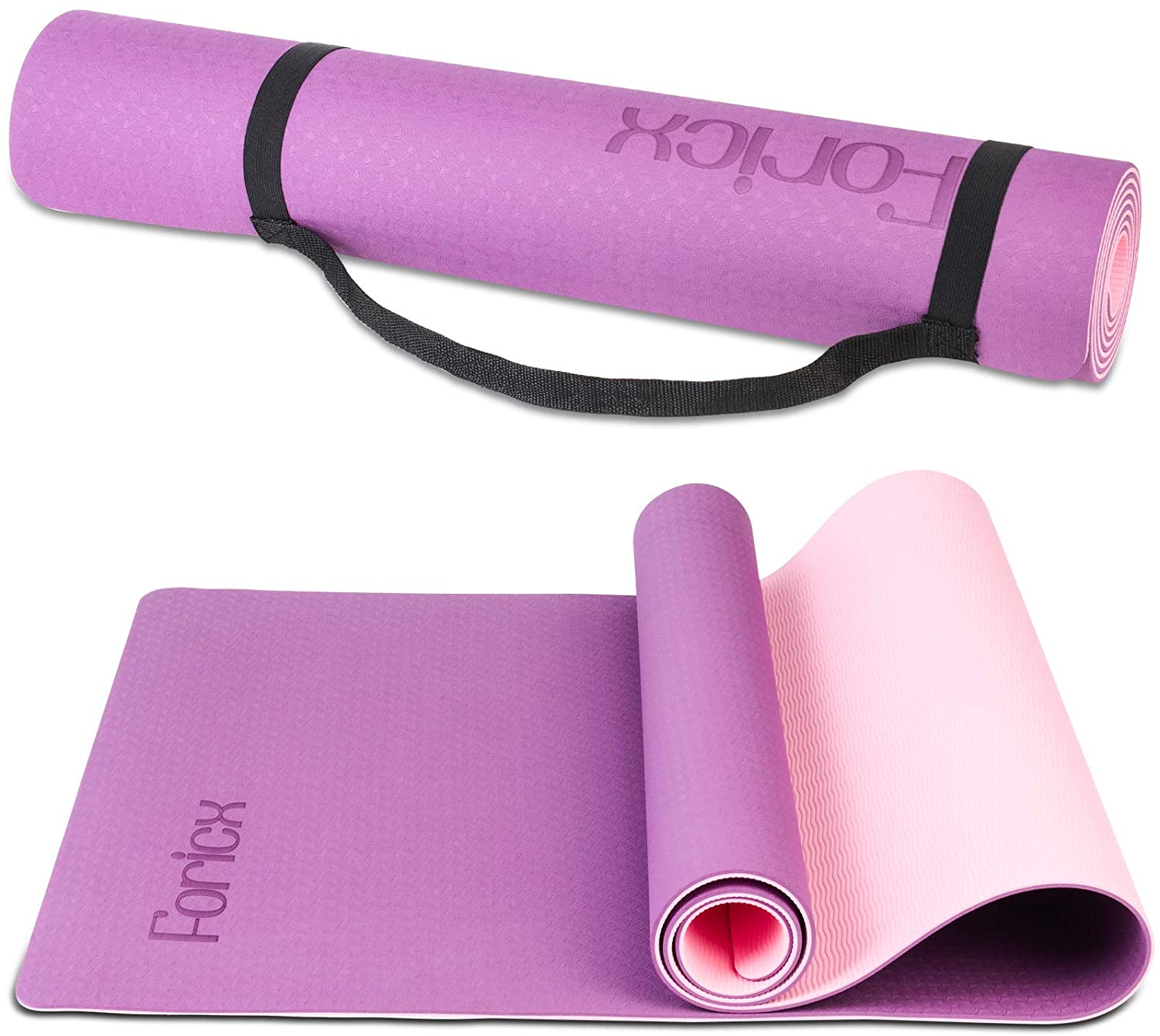 Foricx - Esterilla de yoga ecológica con TPE para yoga, pilates