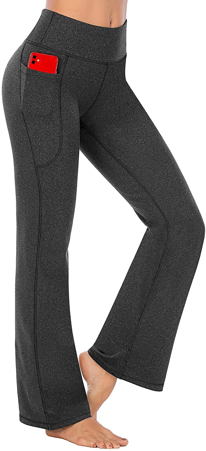 Pantalones de yoga acampanados para mujer, leggings suaves con corte de  bota Zhivalor BST3020277-6