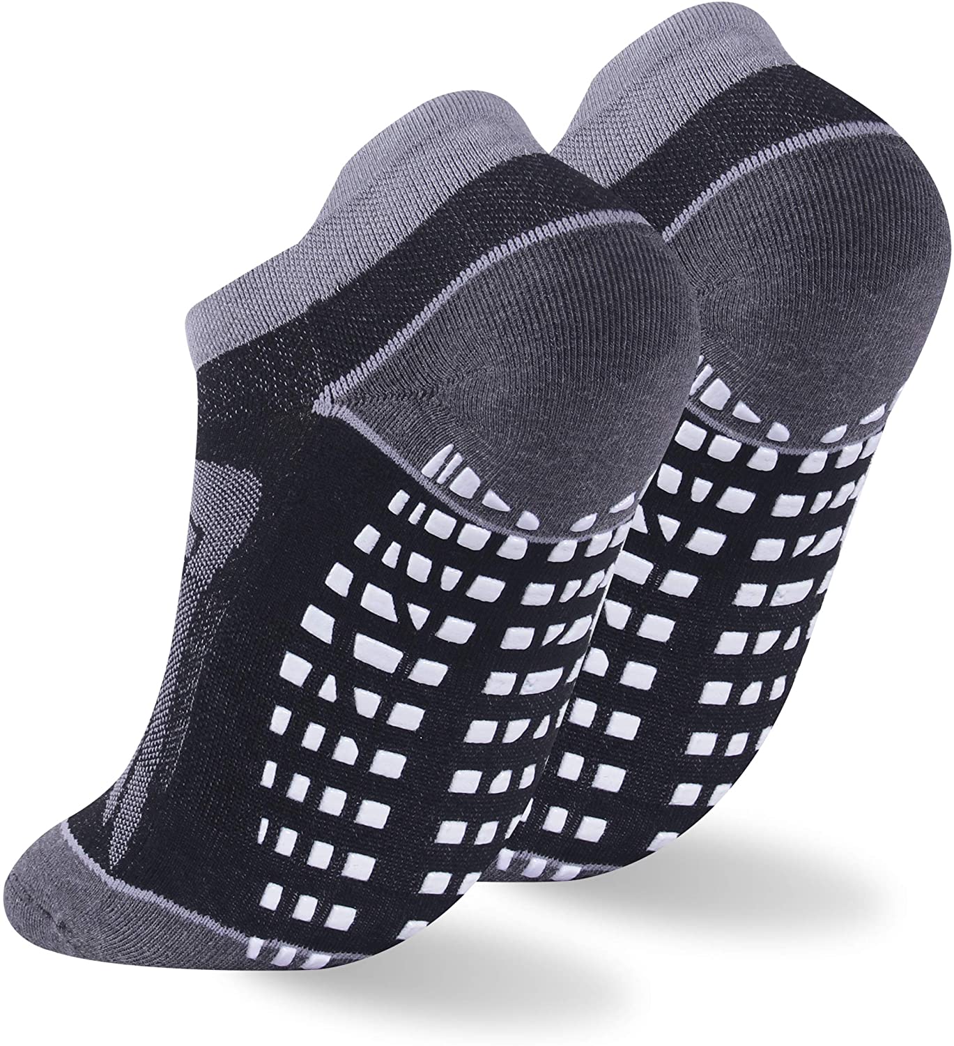 SIXDAYSOX Calcetines invisibles para mujer, 4-8 pares de calcetines  antideslizantes de corte bajo con forro de algodón invisible